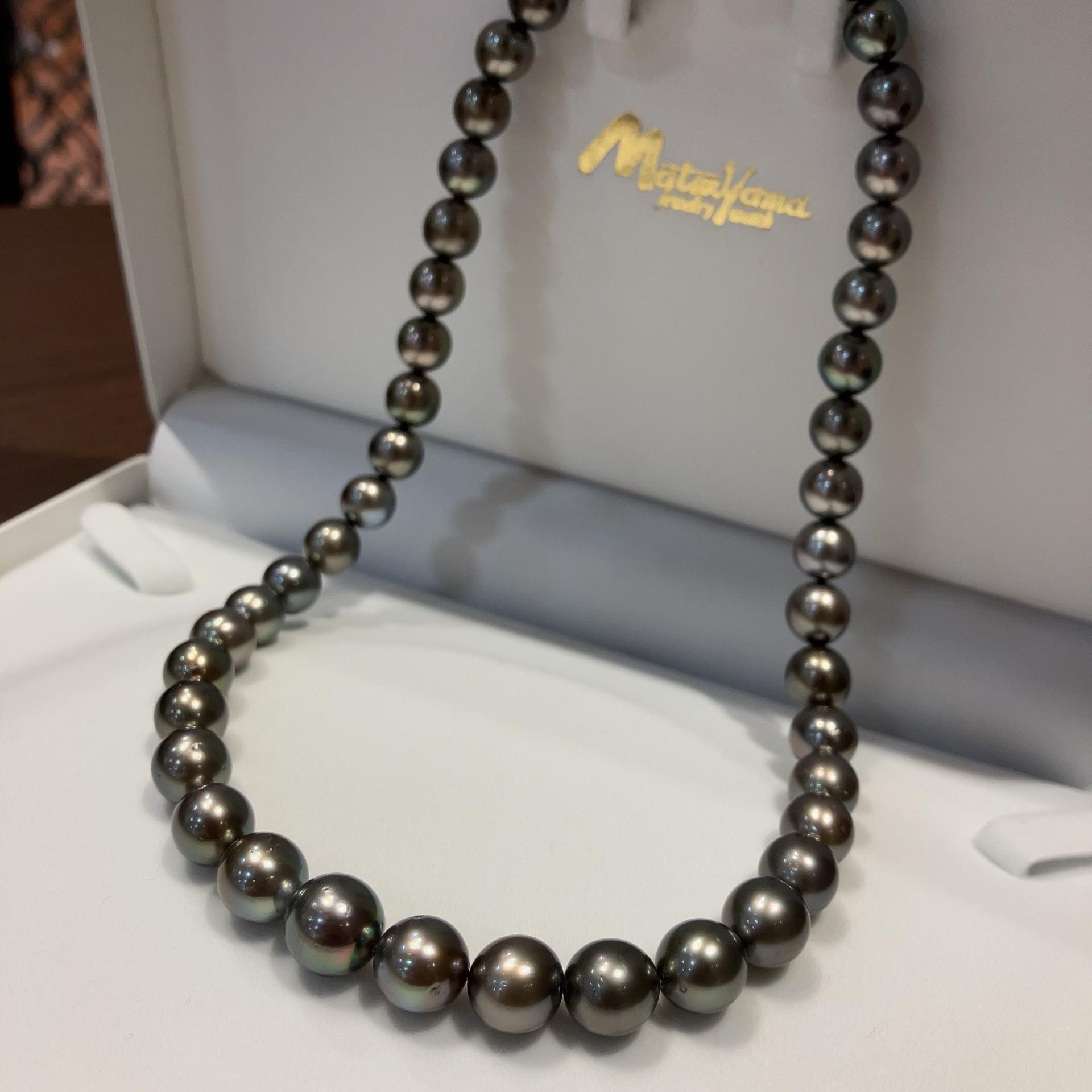 マツヤマ | ブラックフライデーセール☆高品質黒真珠ネックレス