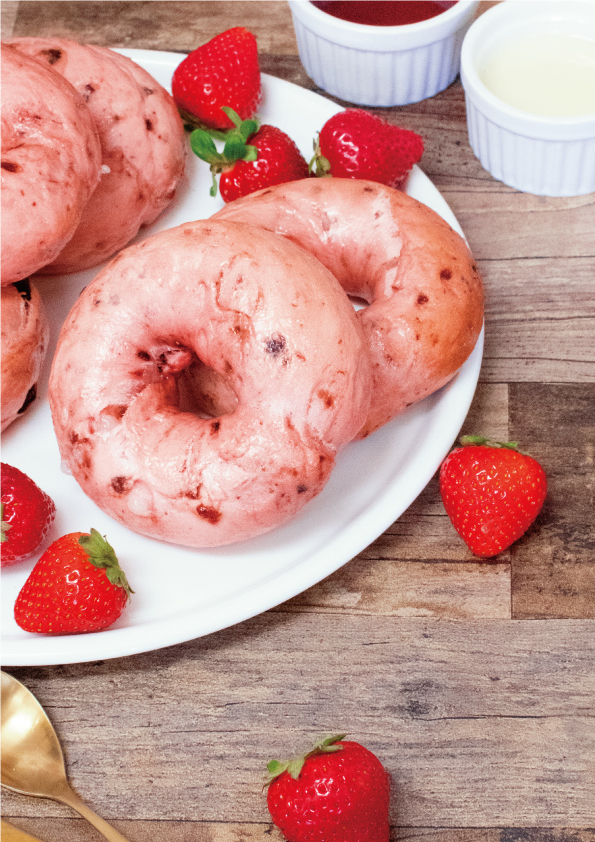 いちご　ベーグル　コラボ