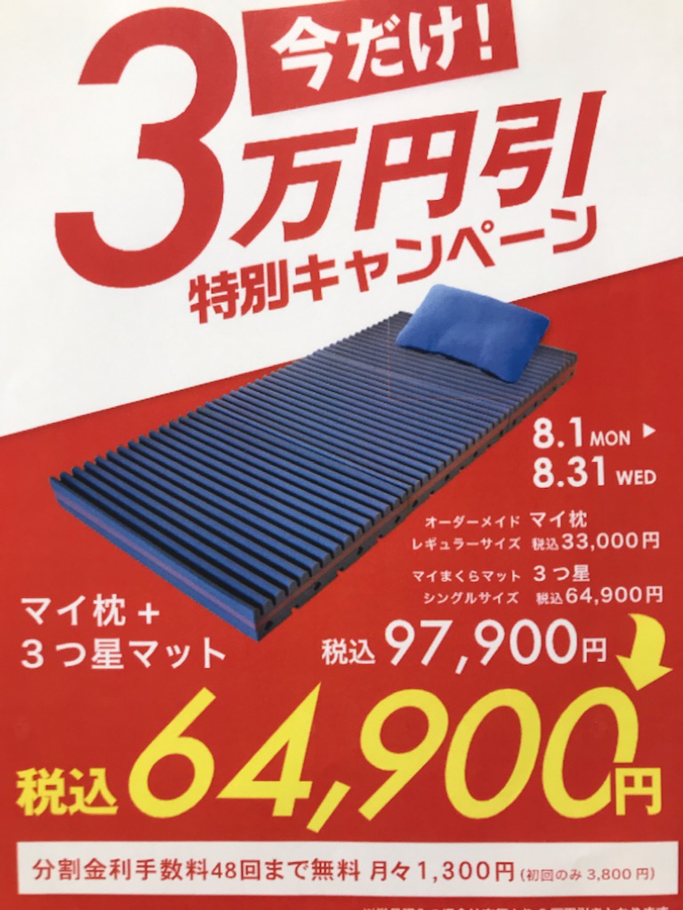 ストア ３万円の枕