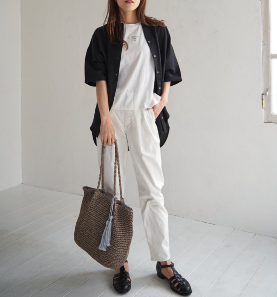 LBC with Life | さり気ないロゴ刺繍の゛ちょうど良い゛Tシャツ