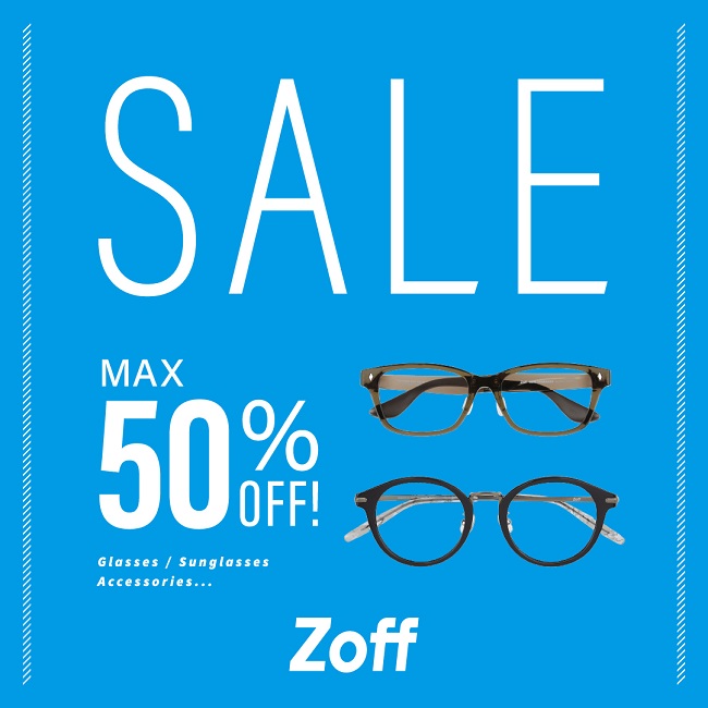 Zoff | 2023年 Zoff 夏セール | SHOP NEWS｜洛北阪急スクエア