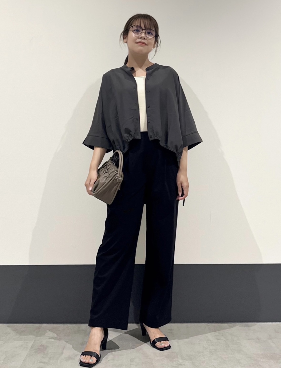 THE SHOP TK | 【レディース】フロントドロストドルマンブラウス