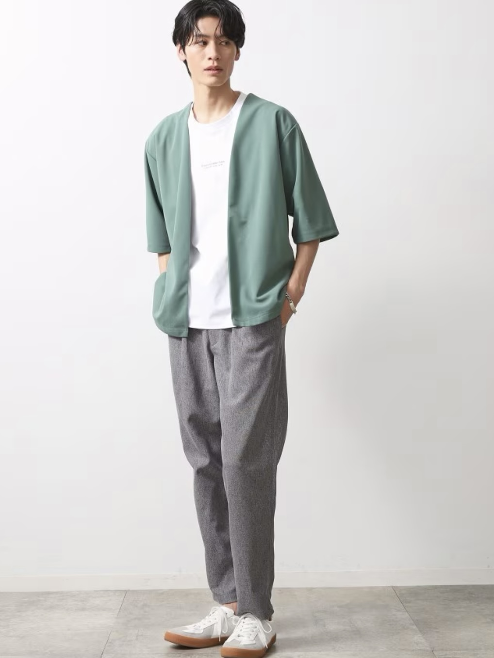 THE SHOP TK | 《メンズ》五分袖カーディガン＋半袖Tシャツ