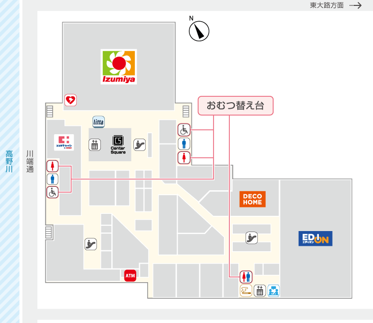 フロアマップ B1